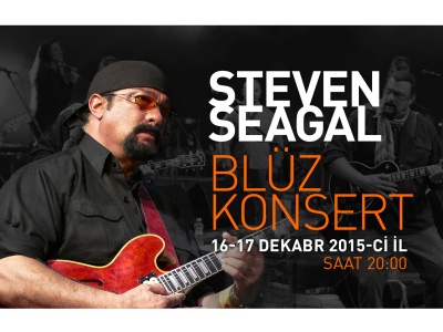 Cтивен Сигал даст концерт в Центре Гейдара Алиева в Баку