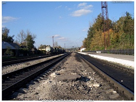железнодорожные пути станции Алексин