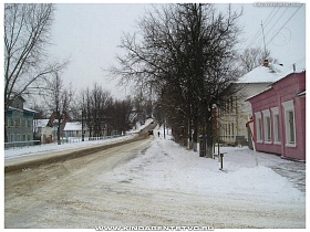 зимняя автомобильная дорога в жилом массиве г.Ржев