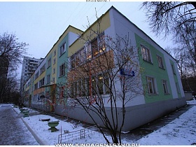 общий вид на здание детского сада