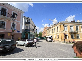 улочки города в Каменец-Подольском