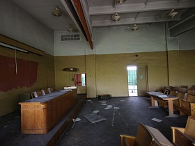 Зал военного трибунала в Воинской части