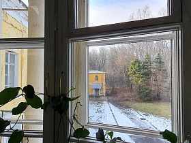 Вид из окна кабинет директора гимназии