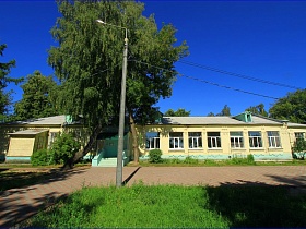 фасад сельской школы