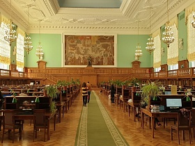 Читальный Зал Ленинской Библиотеки в Москве