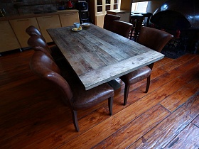 деревянный стол на 6 персон