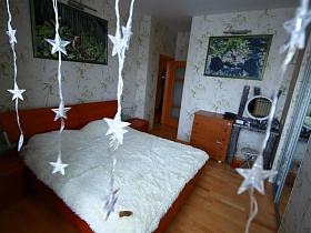 Спальня со светлыми стенами Куркино